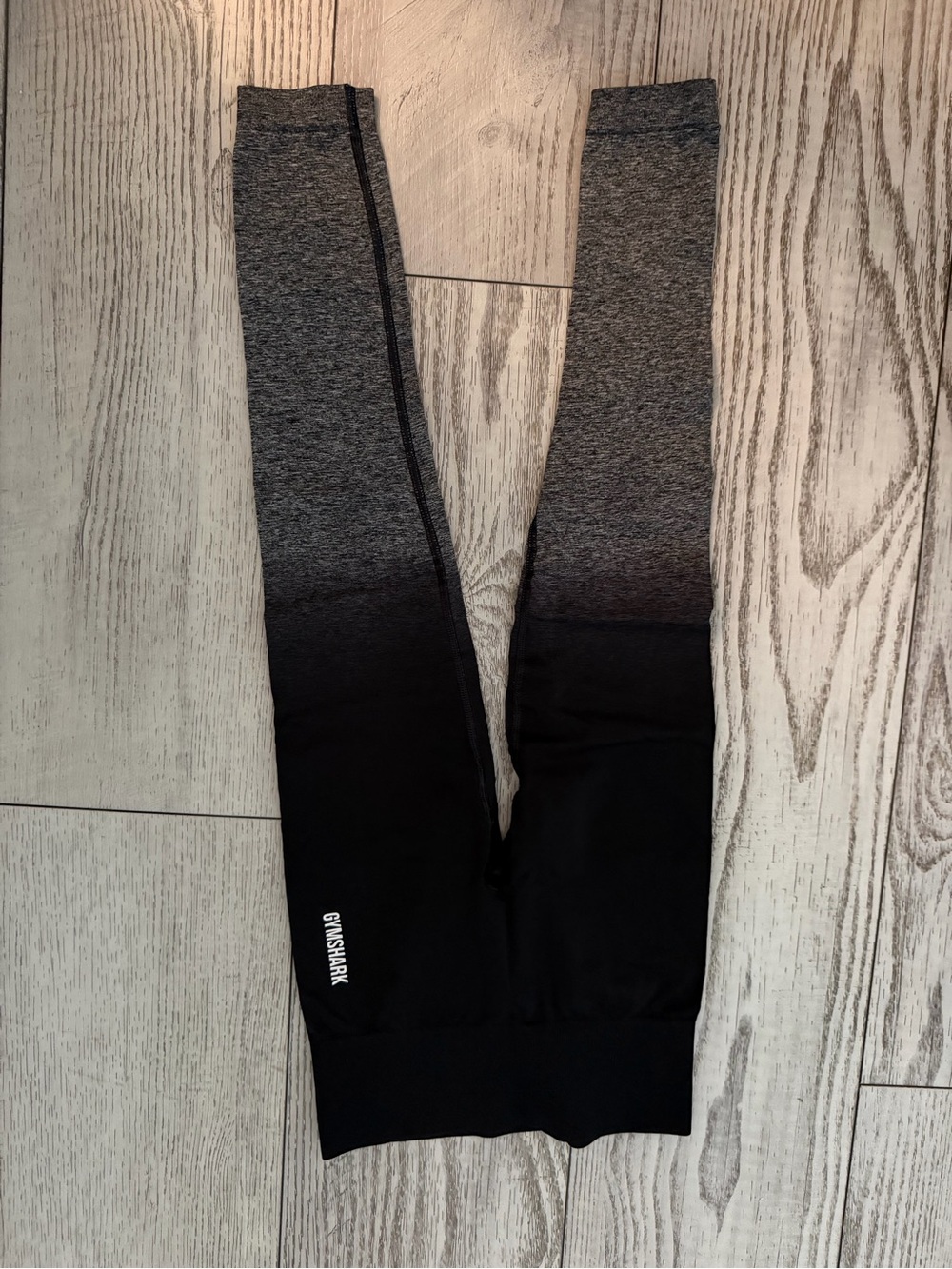 Gymshark Ombre Gray to Black Seamless Leggings